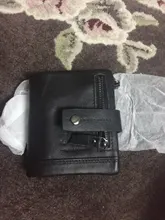 Billetera de cuero genuino para hombre con grabado, cartera masculina de cuero vacuno 100% auténtico, monedero pequeño, portatarjetas, estilo portafolio para hombre