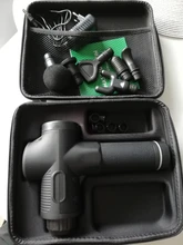 Pistola de masaje de alta frecuencia para relajación muscular, masajeador eléctrico con bolsa portátil, pistola de terapia para fitness