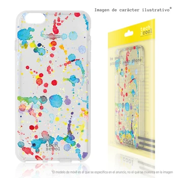 

FunnyTech®Stand case for BQ Aquaris Silicone C/Vsmart Joy 1 L Canvas transparent color