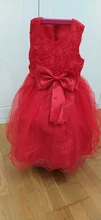 Vestido de princesa de encaje para niña, ropa de fiesta de cumpleaños de Navidad, vestidos de flores rojas para niña, traje de graduación de invierno