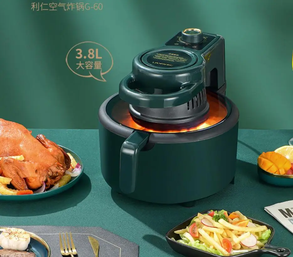 

Liven Air Fryer Home 3.8L Multifunctional Air Oven Fryer HOUSEHOLD Dry Fryer Oven Chip Maker G-60 230V