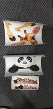 Cute Animals Elephant Cat Panda Giraffe Light Switch Sticker Remoable Wall Sticker For