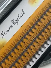 60 racimo/caja de pestañas individuales 0,07/0,1 grueso conjunto de pestañas extensión 3D pestañas falsas naturales al por mayor