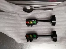 Miniseñal de tráfico con sonido LED para niños y niñas, bloques de luz de carretera con sonido LED, rompecabezas educativo de seguridad para niños, juguetes de tráfico, regalos