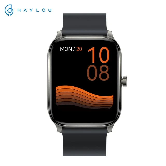 HAYLOU GST Smart Watch Men Women Watch Blood Oxygen Heart Rate Sleep Monitor 12 Sport Models Custom Watch Face Global Version Haylou GST