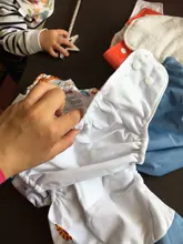 Happyflute 4 unids/set lavable ecológico tela cubierta de pañal ajustable reutilizable de tela pañales pañal de tela de fit 3-15kg bebé