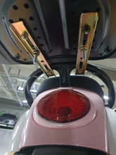 Caja de equipaje para motocicleta, estuche superior con 2 llaves, equipaje de Scooter multifuncional, para almacenamiento de equipaje, 45L