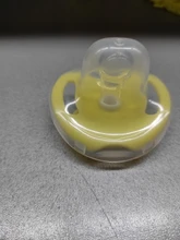 Chupete de diseño de animales de dibujos animados para bebé, mordedor de seguridad de grado alimenticio de silicona, accesorios para recién nacido