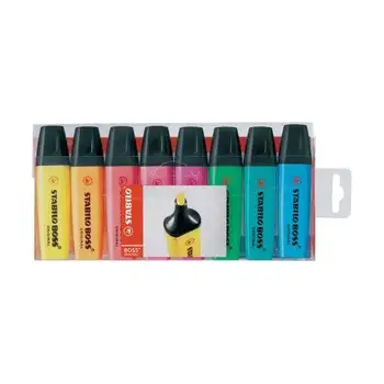 

BOSS ORIGINAL highlighter assorted color-box case 8 STABILO6.69
