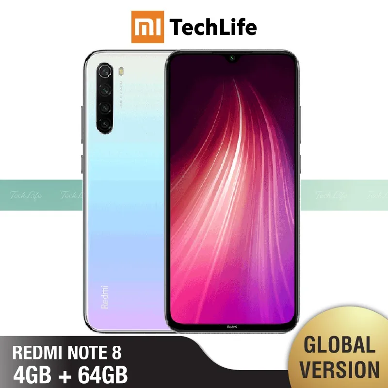 Global Version Xiaomi Redmi Note 8 64GB ROM 4GB RAM (Brand New / Sealed) note864