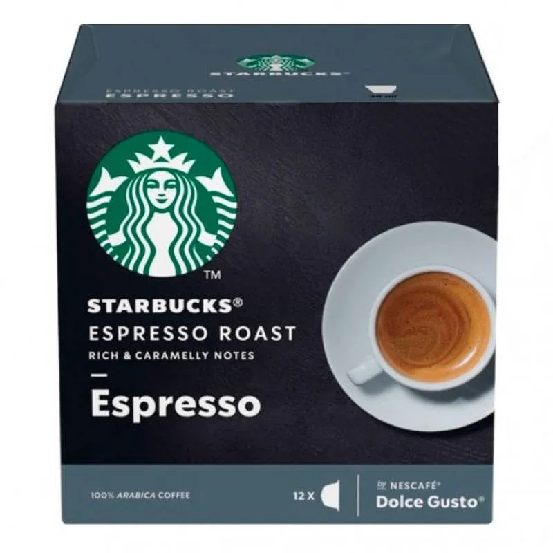 Espresso Roast Starbucks®, Dolce Gusto compatible 12 services