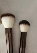 Hourglass-Juego de brochas de maquillaje, 10 unidades, polvo, colorete, sombra de ojos, corrector, delineador de ojos, pinceles con mango de Metal