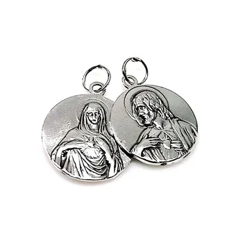 

Pendant 925 sterling silver m 23mm. Scapular two sides unisex