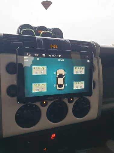 ONKAR Android USB система мониторинга давления в шинах подключи и играй автомобильный dvd-плеер gps навигация с 4 внутренними датчиками USB TPMS