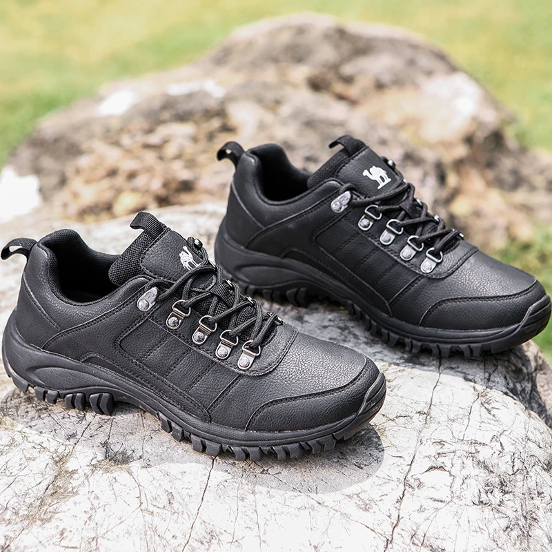 Koop KAMEEL Mannen Wandelschoenen Lace Up Mannen Schoenen Outdoor Klimmen Trekking Schoenen Ademend Lichtgewicht Waterdicht Anti Slip Sneakers