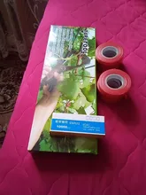 ALLSOME – Máquina para atar plantas de jardín y 10 rollos de cinta, tapenador para jardín con 10 rollos de cinta para pimienta, vegetales, verduras, frutas, plantas florales