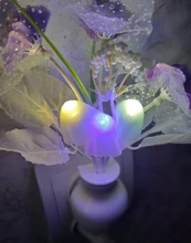 Lamp Mushroom Night-Lighting LED Romantic Lilac Home-Art-Decor Colorful Us/eu-Plug Lovely