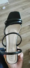 Zapatillas de punta cuadrada para mujer, sandalias de color caqui, negras, de tacón alto, Beige, Vintage, para verano, novedad de 2021