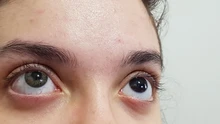 MOONZI marrón avellana anual lentes de contacto de color para los ojos pequeña belleza alumno 2 unids/par grado de miopía receta