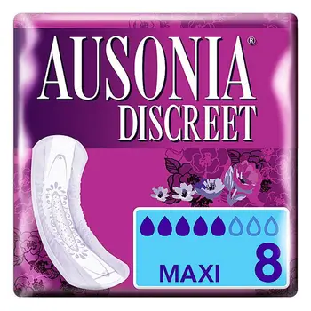 

Absorbent incontinence by DISCREET mAXI Ausonia (8 uds)