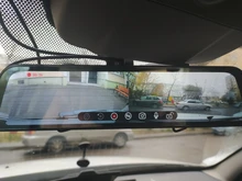 Camera Dashcam Driving Lens Video-Recorder Rearview-Mirror Car Dvr GPS 12-Inch VVCAR-V17