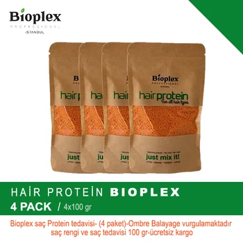 

Bioplex Hair Protein Treatment- (4 Packs) - For Ombre Balayage Highlights Hair Color 100 gr- FREE SHIPPING - FAST DELIVERY