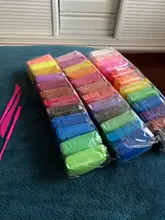 12/24/36 unids/lote plastilina cuidado del bebé de secado con aire huella Imprimt chico de herramienta de bricolaje de plastilina juguetes de arcilla de polímero