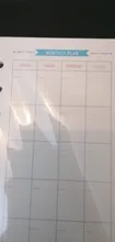 Cuaderno de hojas sueltas con 6 agujeros, planificador en espiral, papel interno de repuesto, A5, A6 páginas, diario, semanal, Plan mensual para hacer lista para Filofax
