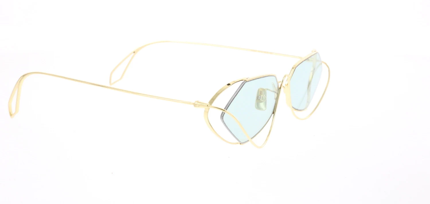 

Women's Sunglasses OS 2912 02 METAL GOLD ORGANIC GEOMETRIC IRREGULAR 58-15-153