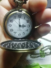 Reloj de bolsillo de cuarzo estilo Hoz, colgante de bronce, CCCP, emblema de Rusia, regalo superior, Vintage, URSS