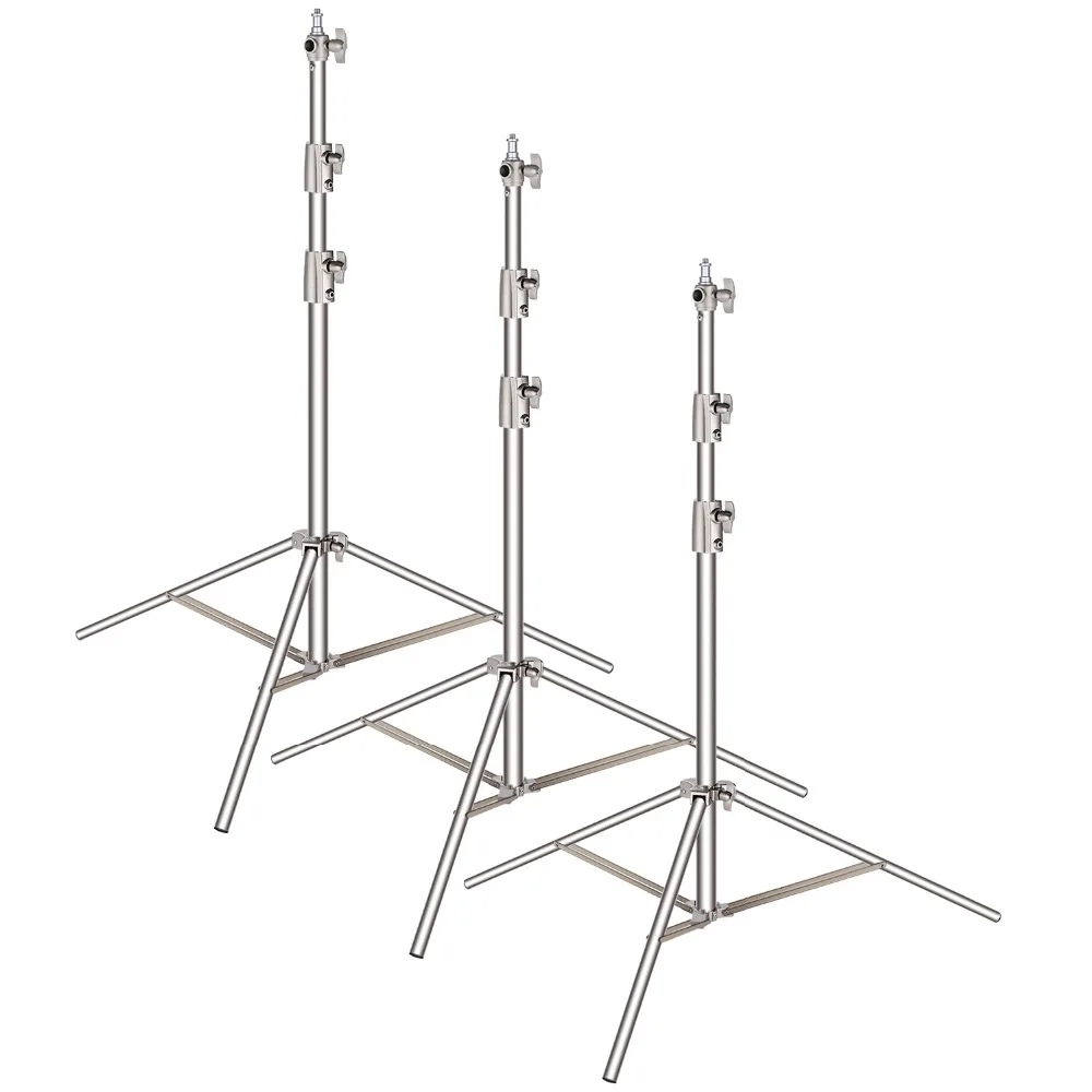 102 inches/260cm Heavy Duty Stainless Steel Light Stand