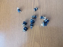 Female Jack Connector Plugs Screw-Nut Panel-Mount Power-Socket Plastic DC022 10PCS 5pairs