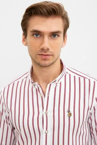 Uss. POLO ASSN. Мужские тканые Gomlek