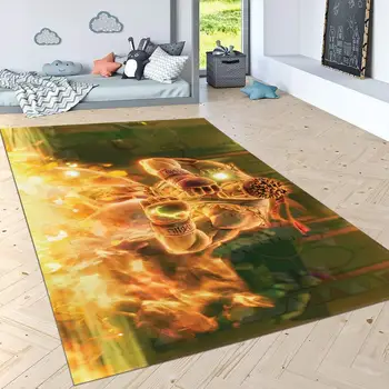 

Blue Elephant Slip Floor Carpet, Teen's Carpet