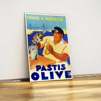 

Pastis Olive-Decorative Metal Plate
