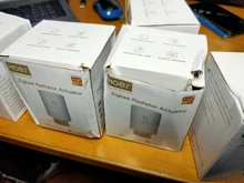 Tuya-Válvula termostática programable ZigBee 3.0, para radiador inteligent, se puede controlar a través de la voz con Alexa