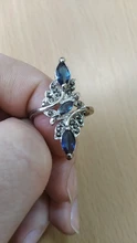 Clásico de moda de anillo de boda azul exquisito anillo de circón para mujer 2020 nueva moda joyería de la boda de regalo de Año Nuevo