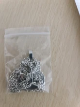 2021 nueva moda rectángulo negro colgante, collar de los hombres de moda Simple cadena de acero inoxidable collar de hombre joyería, regalo