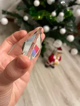 Prism-Lamp Chandelier-Decor Cut-Glass-Pendant CRYSTAL Diy Suncatcher Faceted Diamond