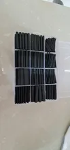 Tube Cables Sheathed Shrink-Tubing Electronic-Diy-Kit Polyolefin Black Insulated 2:1