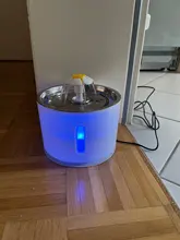 Water-Fountain Automatic Bowl Feeder Drinker FILTERS Led-Lighting Cats with 5-Pack USB