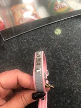 Collar reflectivo para perro, personalizado, de cuero, acolchado, para perros pequeños, medianos, Chihuahua, Yorkie