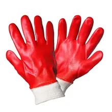 Перчатки маслобензостойкие(МБС) с полным ПВХ покрытием AIRLINE AWG-O-04