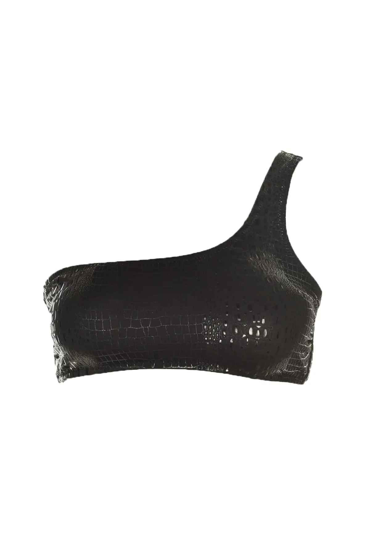 Текстурированный Топ Бикини Trendyol на одно плечо TBESS20BU0193