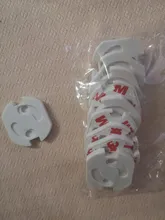 Protector de enchufe de alimentación para niños y bebés, funda de cubierta de clavijas antidescargas eléctricas, material de plástico liso, tamaño de 3.5x3.5 cm, para protección infantil, 10 unidades