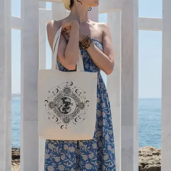 

Angemiel Bag Cloud Star Motifs Shopping Beach Tote Bag
