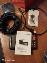 Cámara endoscópica de inspección para coche, boroscopio impermeable con pantalla HD de 4,3 pulgadas, lente de 8MM, 8 led, F200, HD1080P, IP67