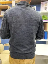 Suéter de marca de moda para hombre, Rebeca de hombre, jerséis con punto entallado grueso, ropa informal de estilo coreano de alta calidad para otoño, novedad de 2021