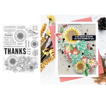 

flower Clear Silicone Stamp / seal for DIY Scrapbooking / Album Decorative Clear Stamp Sheets A391