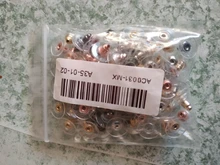 Lote de pendientes de goma para hacer joyas, 100 unidades